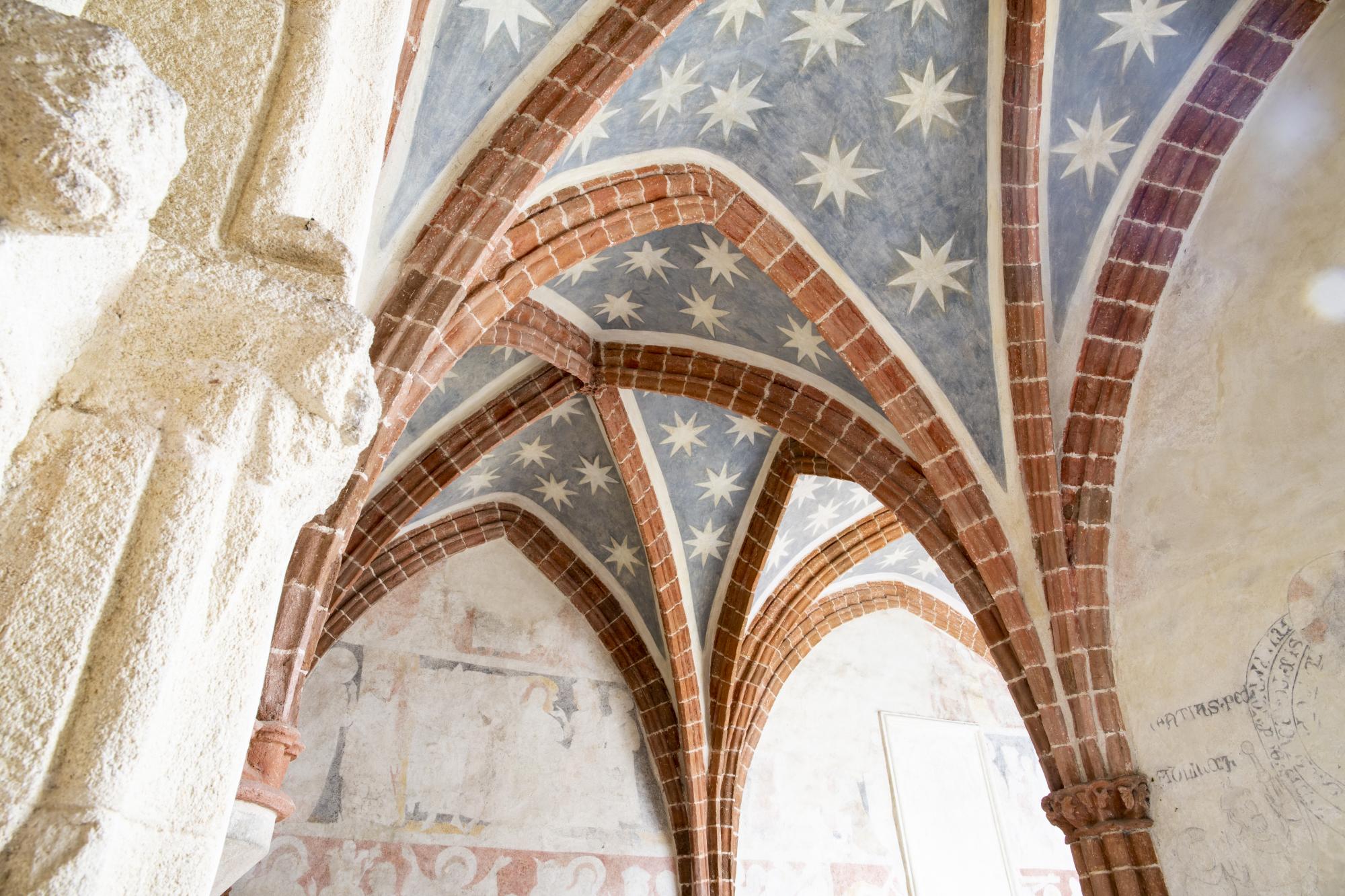 Strop křížové chodby 